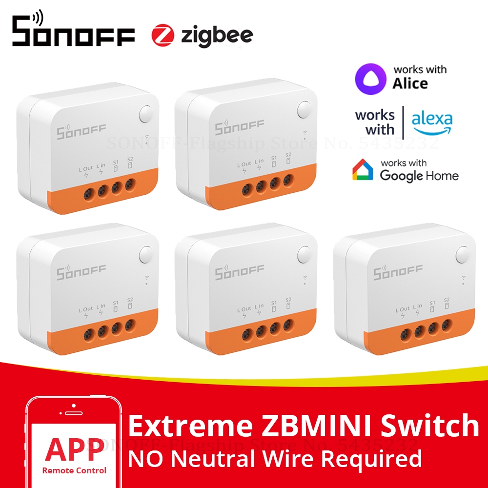 Sonoff Mini R4 - 1/3/5 Chiếc Itead SONOFF ZBMINI-L Zigbee