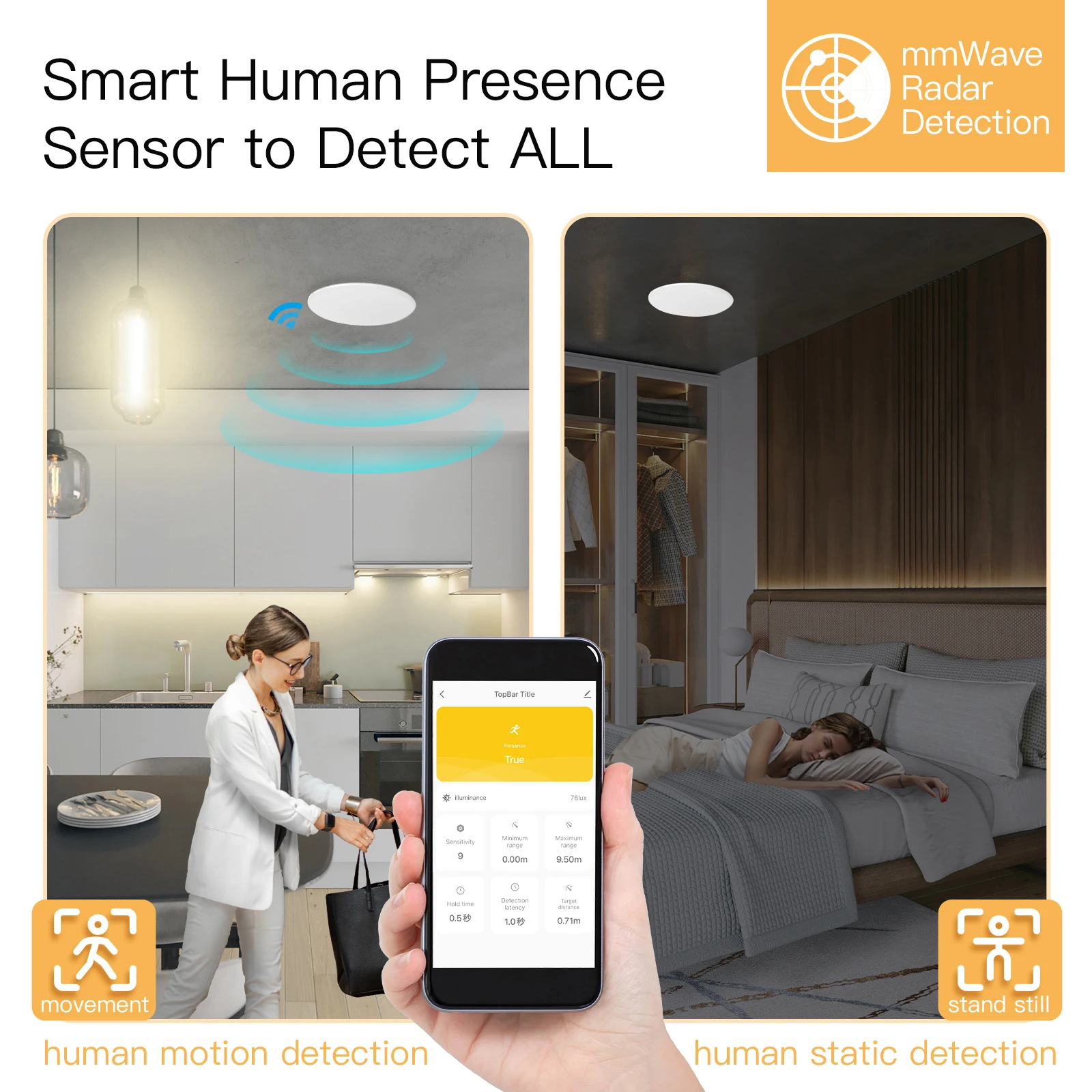 Tuya Smart ZigBee / WiFi Human - đánh giá và giá Tasmota