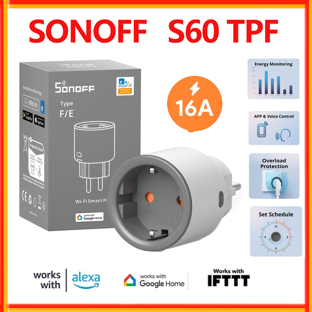 SONOFF S60 TPF EU Wifi Smart P - đánh giá và giá Sonoff Mini R4