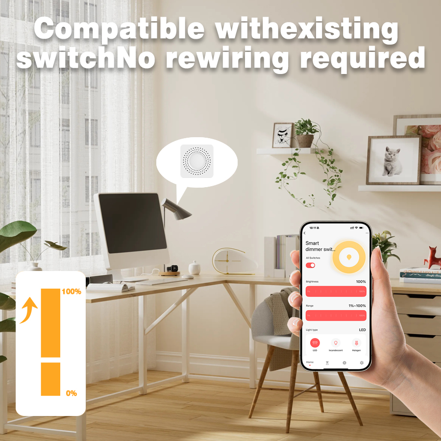 Tuya WiFi Hidden Dimmer Switch - đánh giá và giá Tuya Smart